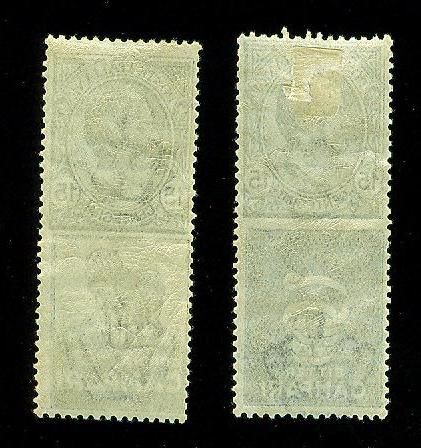 ITALY, 2 OLD Mint Stamps w/advertisement in selvage 