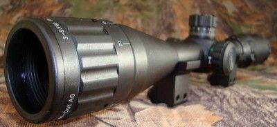 LEAPERS 3 9x40 Parallax Illuminated MilDot Rifle Scope+Flip up Caps 