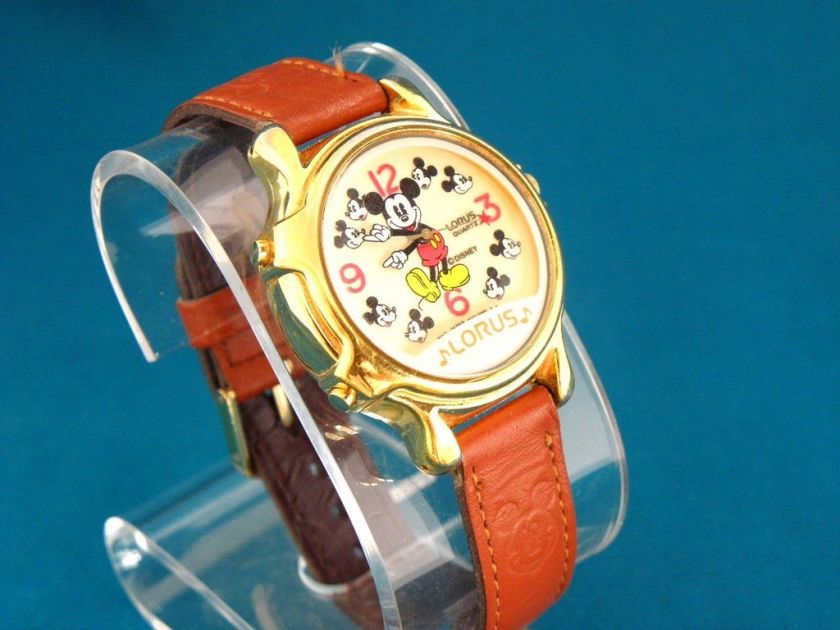 VINTAGE LORUS/SEIKO GLOWING MUSICAL MICKEY MOUSE WATCH  