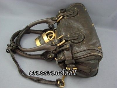 Auth Chloe Dark Brown Paddington Handbag Great Condition  