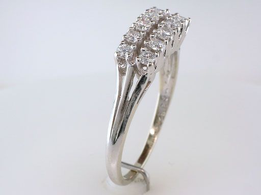   Genuine Diamond 1ct 14K White Gold Engagement Wedding Cocktail Ring