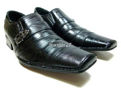 Mens Black D ALDO Dress Casual Shoes Styled In Italy Slip on Loafers w 