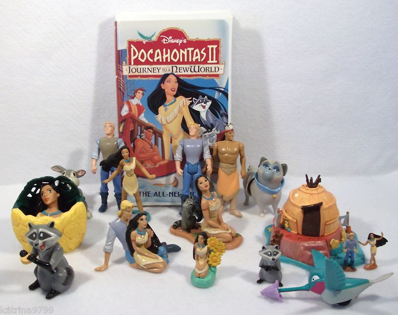 Lot of Disney Pocahontas Indian polly toys figures A  