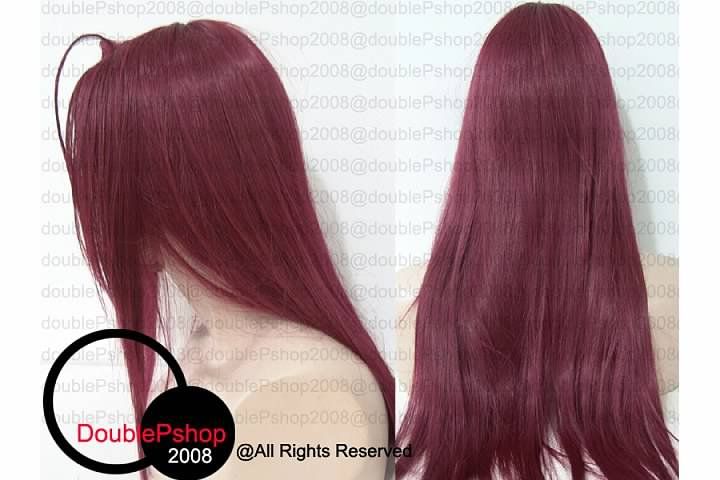 Saiyuki reload Gojyo Claret Red Wig Cosplay 80cm styled  